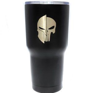30oz Stainless Steel Punisher Spartan Engraved